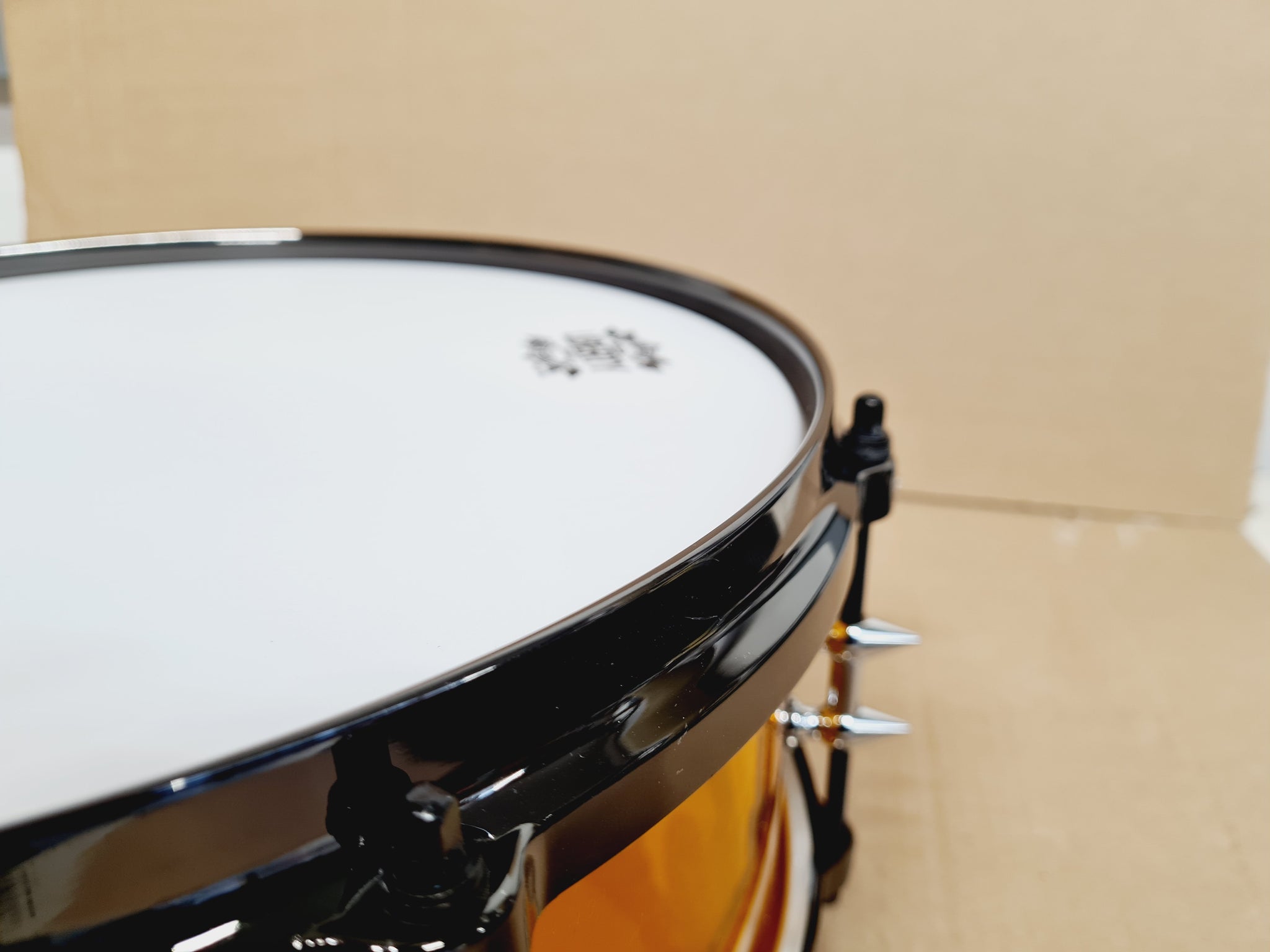 14x5" Liberty Drums Rack Snare Amber Acrylic