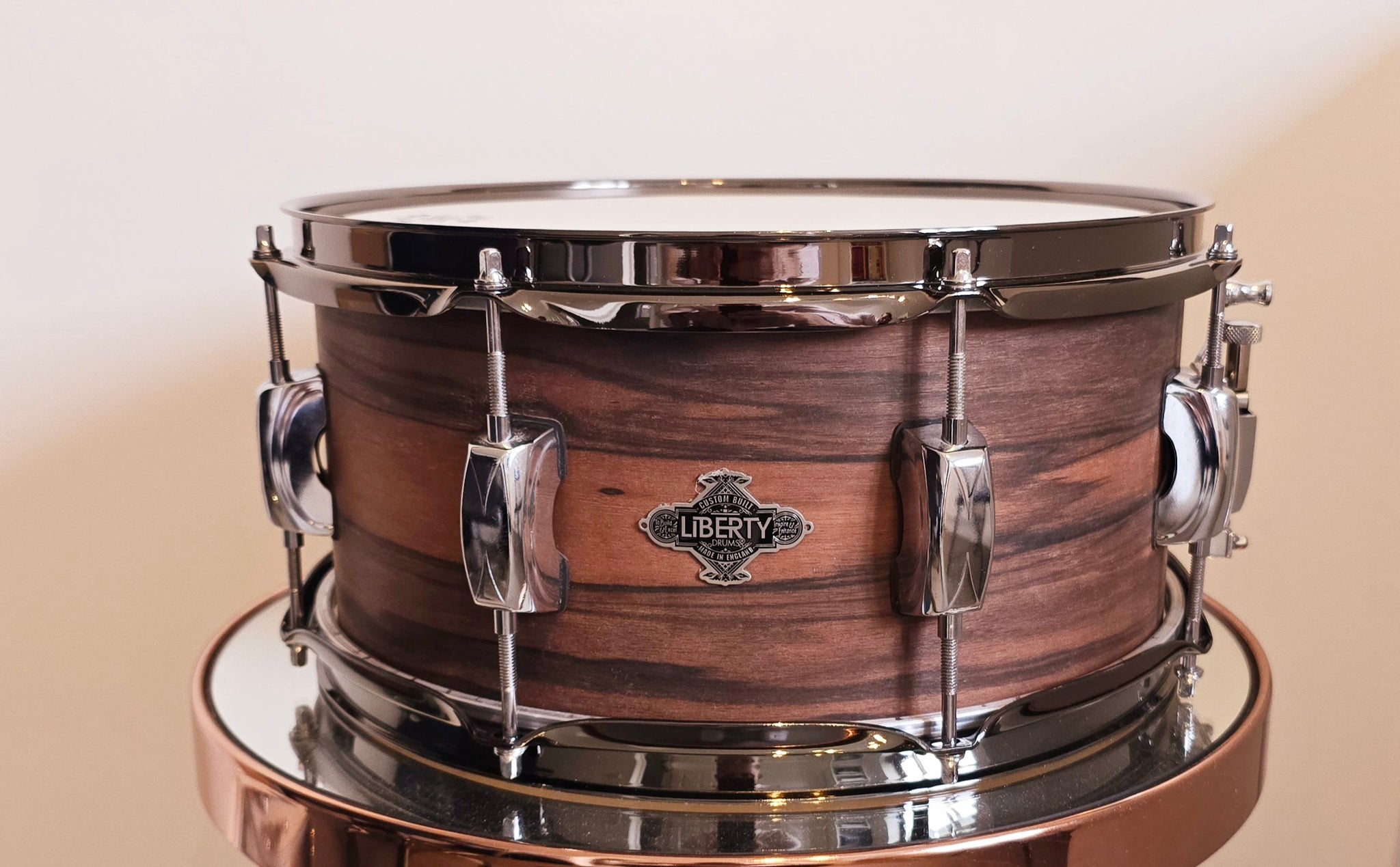 13x5.5in Macassar Ebony Snare