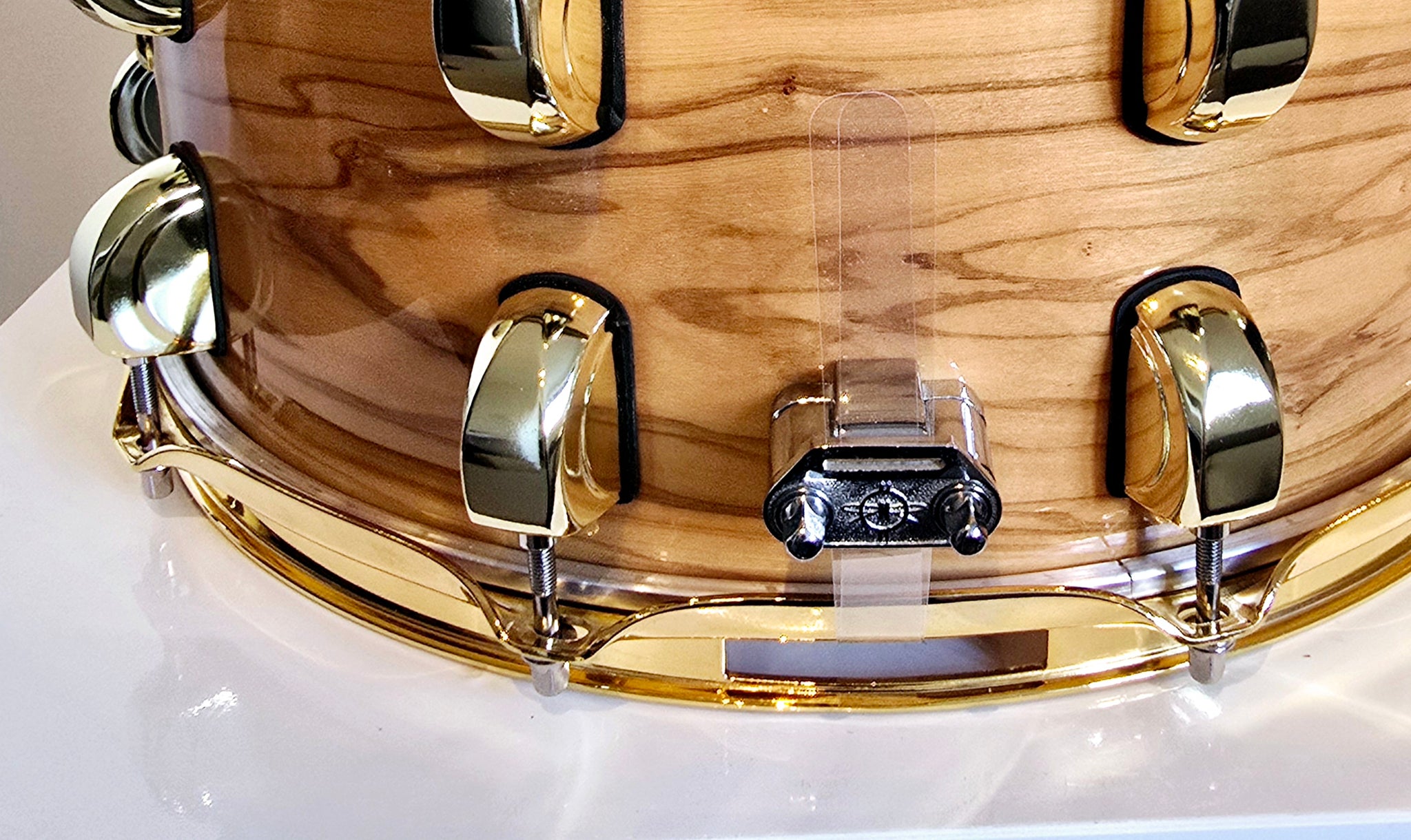 14x6 Olive wood snare drum by Liberty Drums