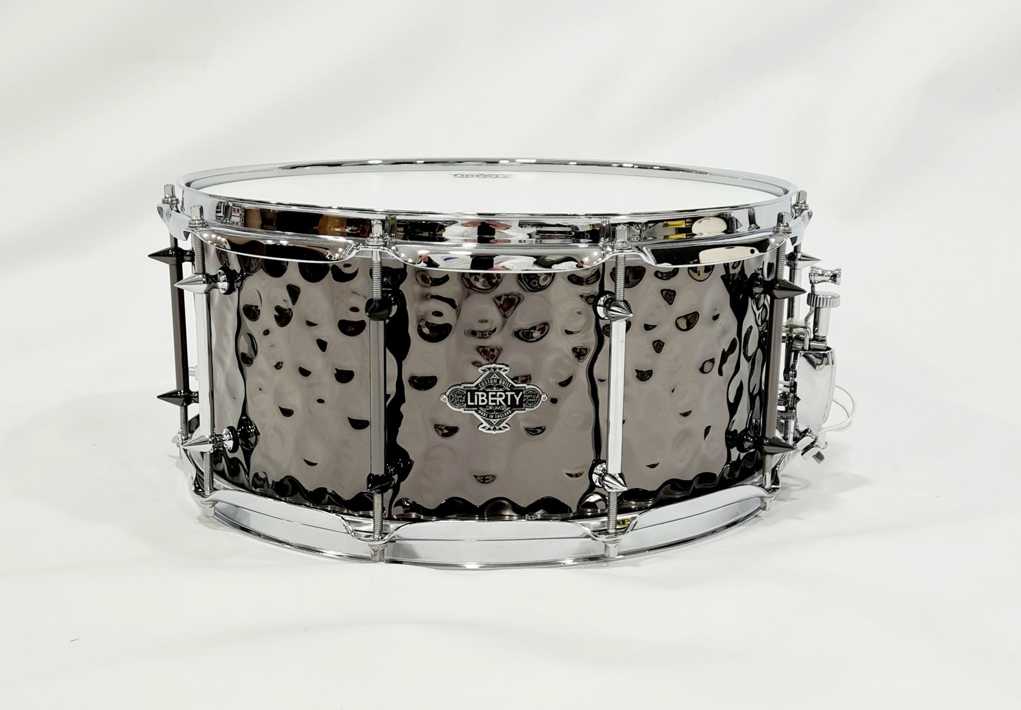 14x6.5in Hammered nickel over brass