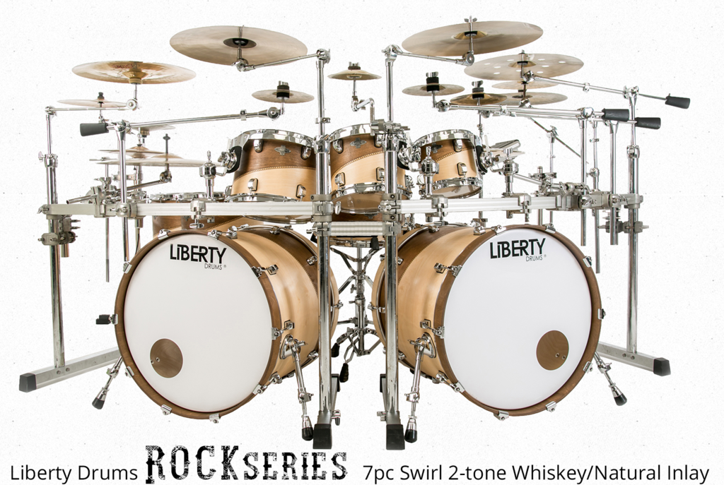 LIBERTY DRUMS ROCK SERIES DRUM SET DEMO by VINEETH DAVID