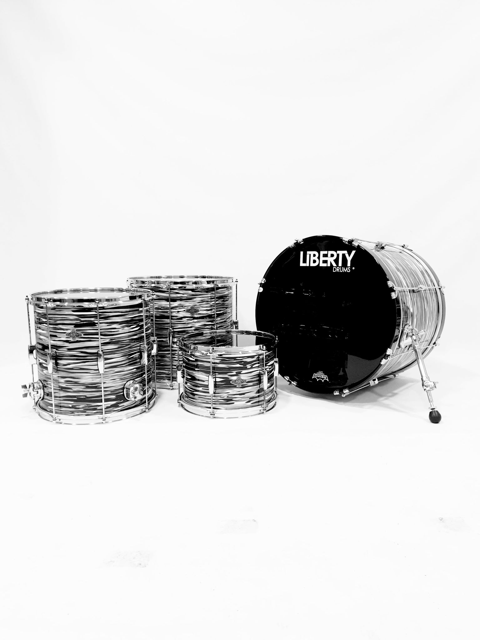 Liberty custom shell pack in 70's black oyster