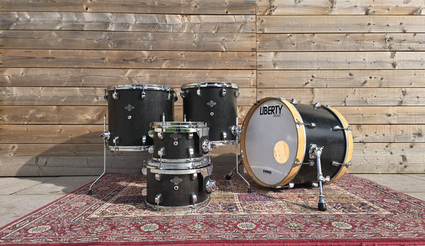 Reconditioned Liberty Drums 5-Piece Artist Birch Kit - Jacobean Oak Finish